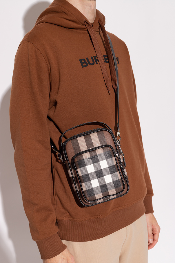 Brown Checked shoulder bag Burberry IetpShops Qatar Burberry